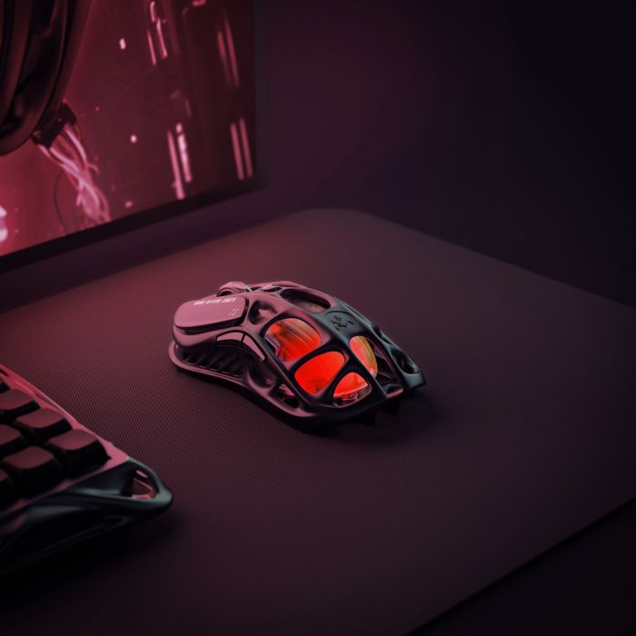 Мышь GravaStar Mercury M2, BT/WL/USB-A, RGB, черный