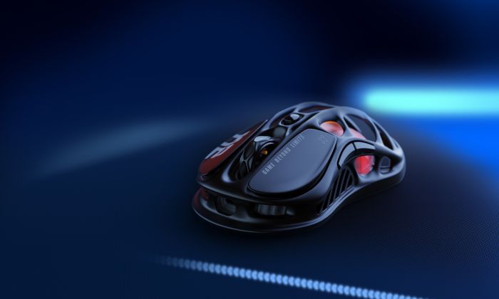 Мышь GravaStar Mercury M2, BT/WL/USB-A, RGB, черный