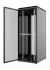Шкаф MIRSAN 19", 42U, GTV, перфорация 63%, 800x800 мм, максимально 2000 кг, черный