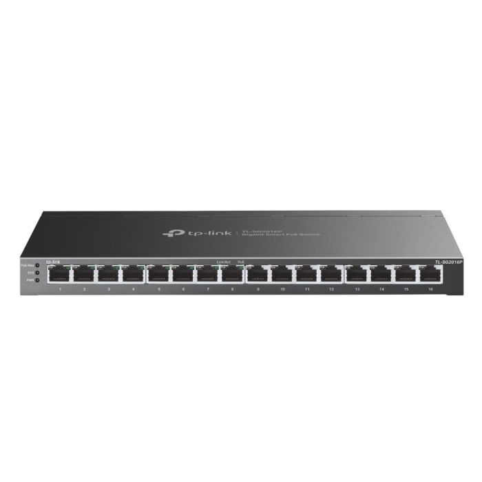 Коммутатор TP-LINK TL- 16xGE (8xPoE), 120Вт, WebSmart TP-Link SG2016P