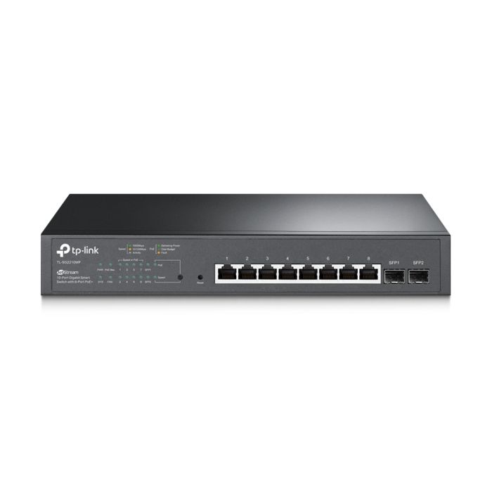 Коммутатор TP-LINK TL- 8xGE (8xPoE) 2xSFP, 150Вт, WebSmart TP-Link SG2210MP