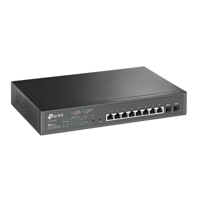 Коммутатор TP-LINK TL- 8xGE (8xPoE) 2xSFP, 150Вт, WebSmart TP-Link SG2210MP