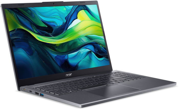 Ноутбук Acer Aspire 15 A15-51M 15.6" FHD IPS, Intel 7-150U, 32GB, F1TB, UMA, Lin, серый
