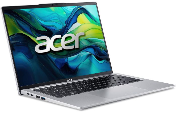 Acer Notebook Swift Go 14 SFG14-73 14" 2.8K OLED, Intel U5-125H, 16GB, F512FB, UMA, Lin, silver