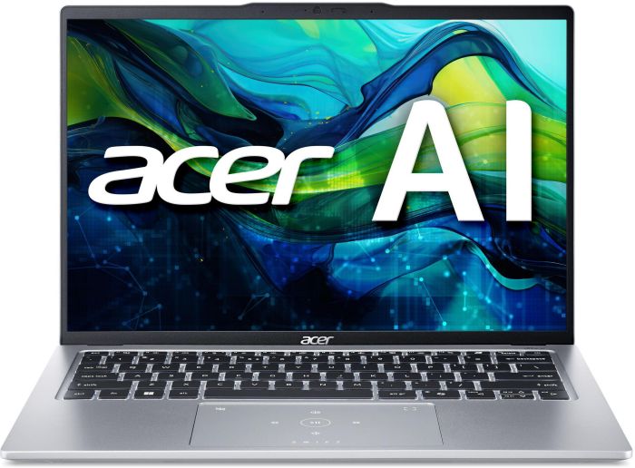 Acer Notebook Swift Go 14 SFG14-73 14" 2.8K OLED, Intel U5-125H, 16GB, F512FB, UMA, Lin, silver