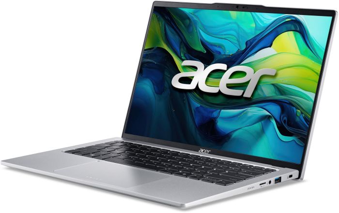 Acer Notebook Swift Go 14 SFG14-73 14" 2.8K OLED, Intel U5-125H, 16GB, F512FB, UMA, Lin, silver