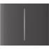 Central button for two-button vertical switch Ajax CenterButton Vertical 2-gang for LightSwitch, Jeweler, wireless, gray
