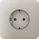 Передня панель для вбудованої розетки Ajax SoloCover for Outlet Basic, ivory