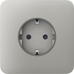 Передня панель для вбудованої розетки Ajax SoloCover for Outlet Basic, oyster