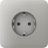Передняя панель для встраиваемой розетки Ajax SoloCover for Outlet Basic, oyster