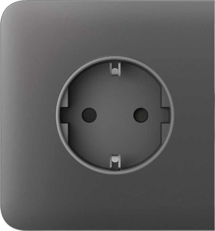 Бічна панель для вбудованої розетки Ajax SideCover for Outlet Basic, grey