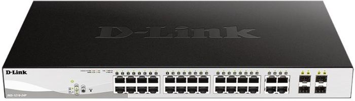 Switch  PoE, Websmart D-Link DGS-1210-24P