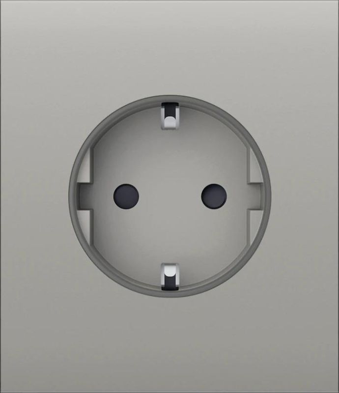 Центральна панель для вбудованої розетки Ajax CenterCover for Outlet Basic, oyster