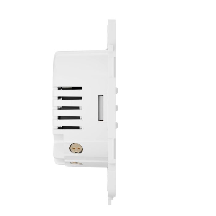 Ajax LightCore 2-gang 2-way relay for LightSwitch Jeweler, wireless, two-button pass-through switch