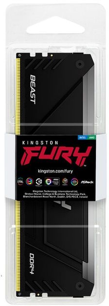 Memory Kingston DDR4  8GB 3600 FURY Beast RGB