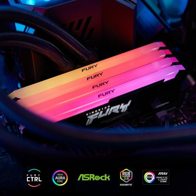 Memory Kingston DDR4  8GB 3600 FURY Beast RGB