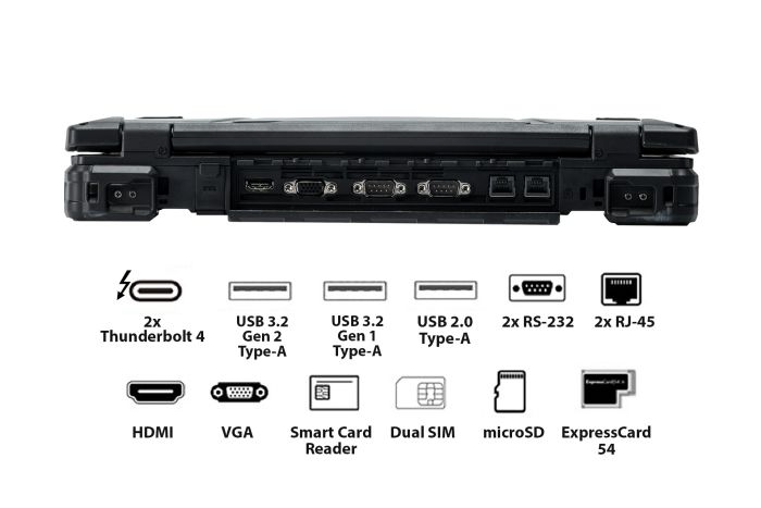 Durabook Notebook Z14 Basic 14" FHD Touch AG Intel i7-1165G7, 16GB, F512GB, UMA, LTE, Win11P
