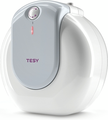 Electric water heater TESY compact 15U GCU 1520 L52 RC, 15L, 2kW, mounting under the sink, mechanical control, B, white