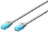 DIGITUS patch cable CAT 5e UTP, 2m, AWG 26/7, CCA, PVC, gray