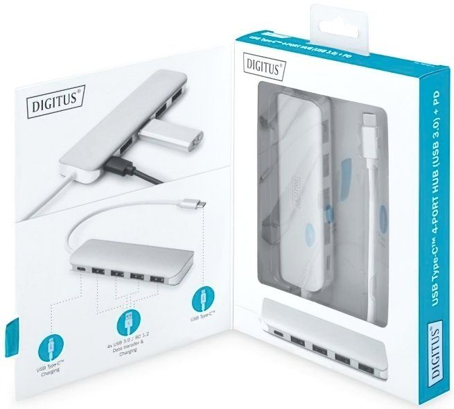 DIGITUS Hub USB-C > 4xUSB-A/USB-C