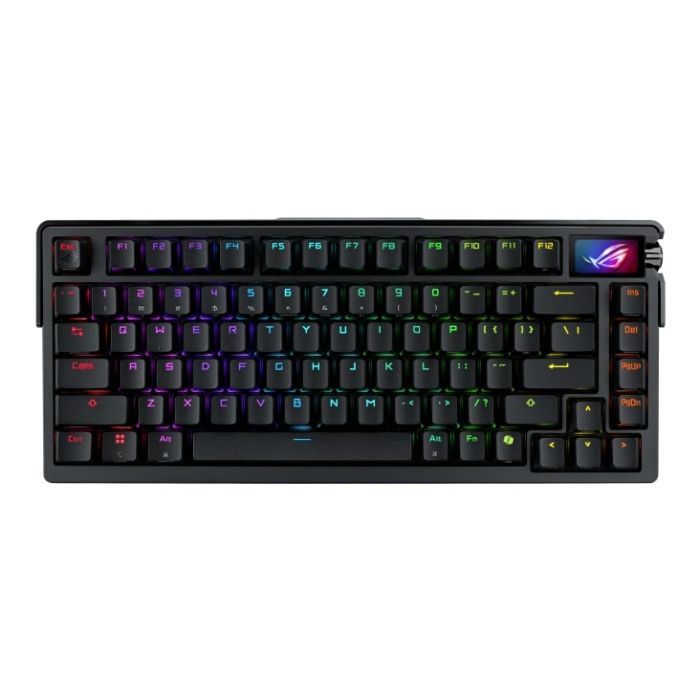 Клавиатура механическая ASUS ROG Azoth Extreme 81key, NX Snow, USB-A/WL/BT, EN, RGB, чёрный