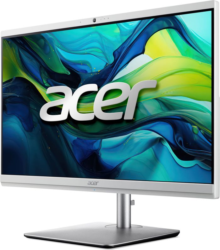 Комп'ютер персональний моноблок Acer Aspire C24-195ES 23.8" FHD Intel U5-125U, 16GB, F512GB, UMA, WiFi, кл+м, 3р, без ОС, сірий