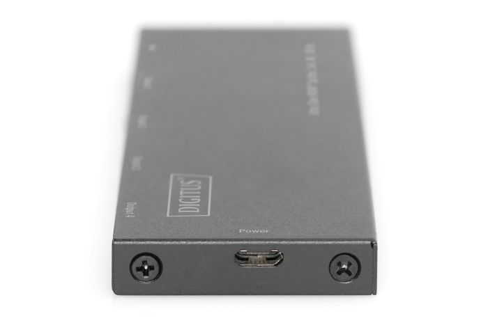 Відеосплітер DIGITUS HDMI (INx1 - OUTx4), 4K, Ultra Slim