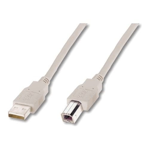 Кабель DIGITUS USB-A > USB-B синхронизации, 3м, бежевый