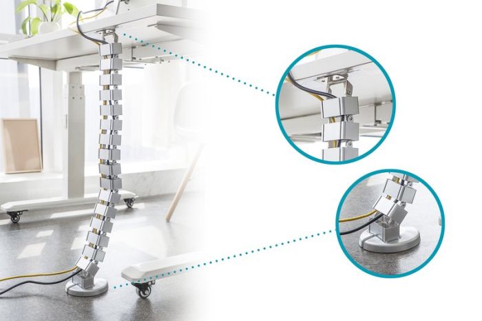 Кабельний організатор DIGITUS, гнучкий, сірий
