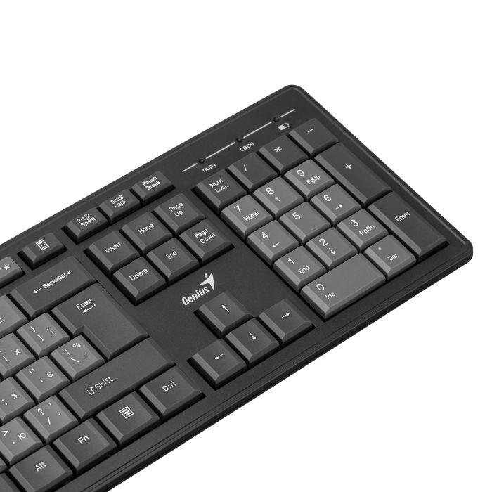 Genius Combo keyboard and mouse KM-8200, WL, EN/UKR, black