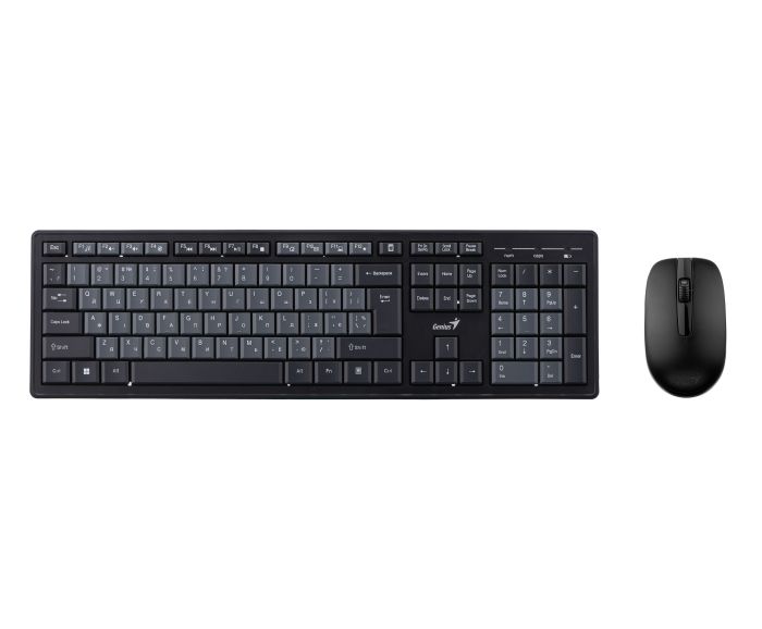 Genius Combo keyboard and mouse KM-8200, WL, EN/UKR, black