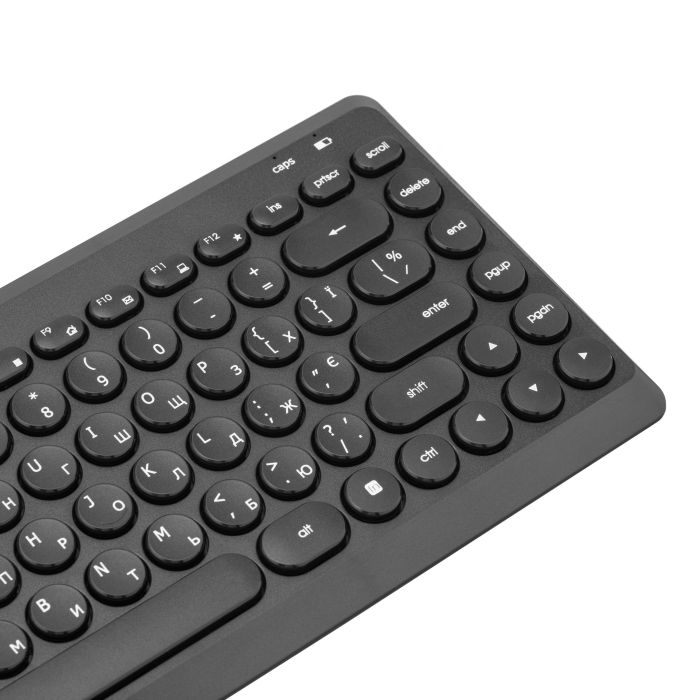 Комплект клавиатура и мышь Genius LuxeMate Q-8000, WL, EN/UKR, черный