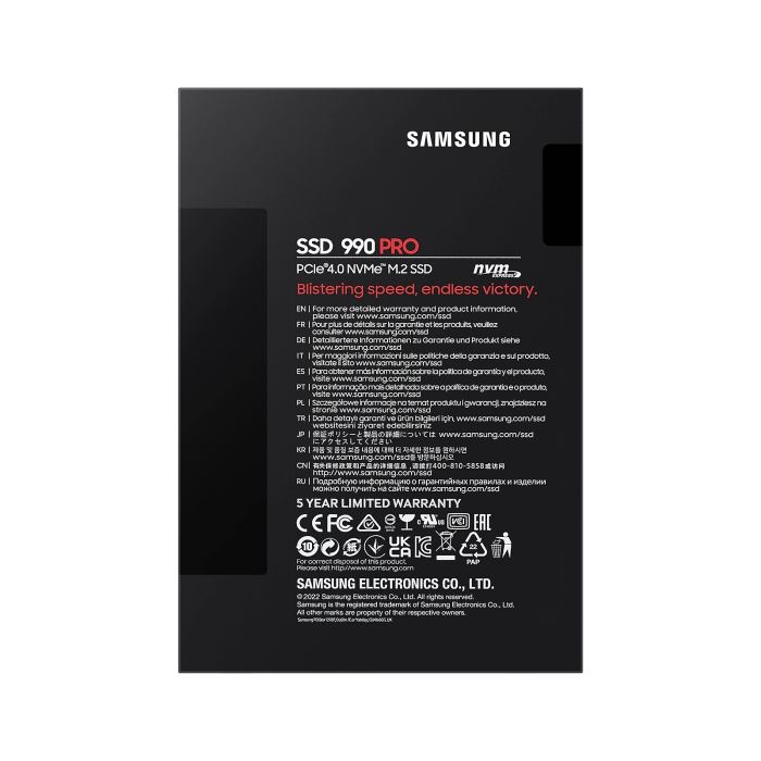 SSD Samsung  M.2 4TB PCIe 4.0 990PRO