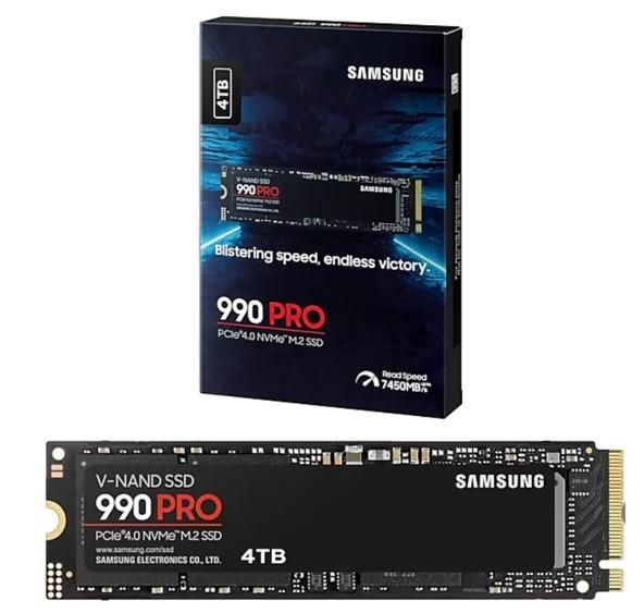 SSD Samsung  M.2 4TB PCIe 4.0 990PRO