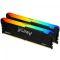 Пам'ять ПК Kingston DDR4 64GB KIT (32GBx2) 3200 FURY Beast RGB