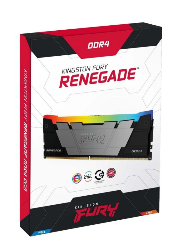 Memory Kingston DDR4 64GB KIT (32GBx2) 3200 FURY Renegade RGB