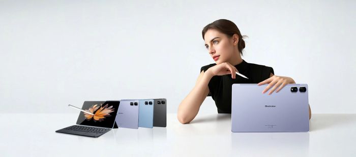 Планшет Blackview Tab 16 Pro 10.95" 8ГБ, 256ГБ, LTE, 770мА•ч, Android, серый UA