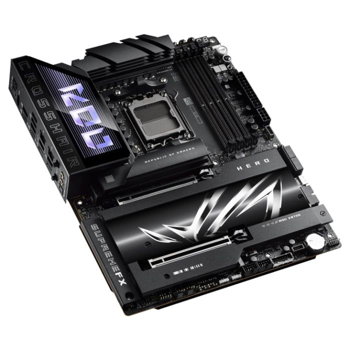 ASUS Motherboard ROG CROSSHAIR X870E HERO sAM5 X870E 4xDDR5 M.2 HDMI WiFi BT ATX
