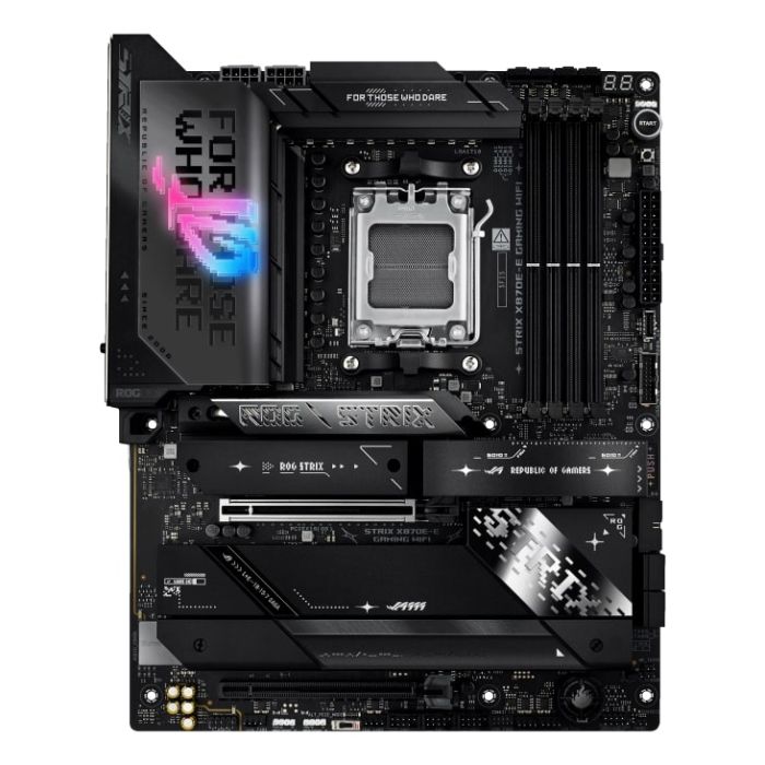 Материнcкая плата ASUS ROG STRIX X870E-E GAMING WIFI sAM5 X870E 4xDDR5 M.2 HDMI WiFi BT ATX