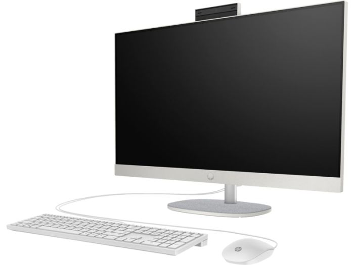 ПК Моноблок HP All-in-One 27" FHD IPS AG, Intel i5-1335U, 16GB, F512GB, UMA, WiFi, кл+м, DOS, белый