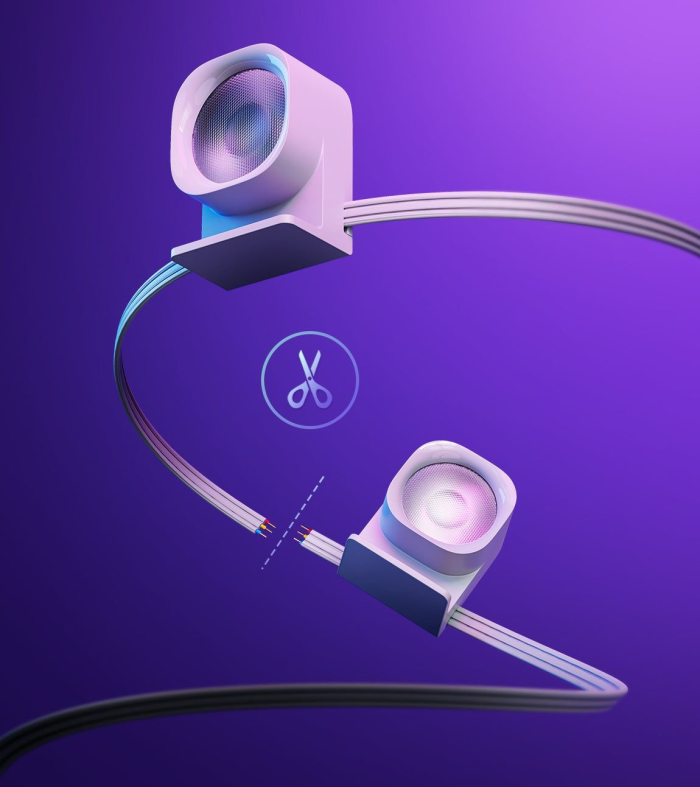 Стрічка світлодіодна розумна Govee H608A String Downlights, 5м, RGBIC, WI-FI/Bluetooth, білий