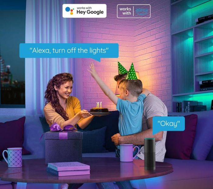 Лента светодиодная умная Govee H611 LED Strip Lights, 10м, RGB, WI-FI/Bluetooth, Белый