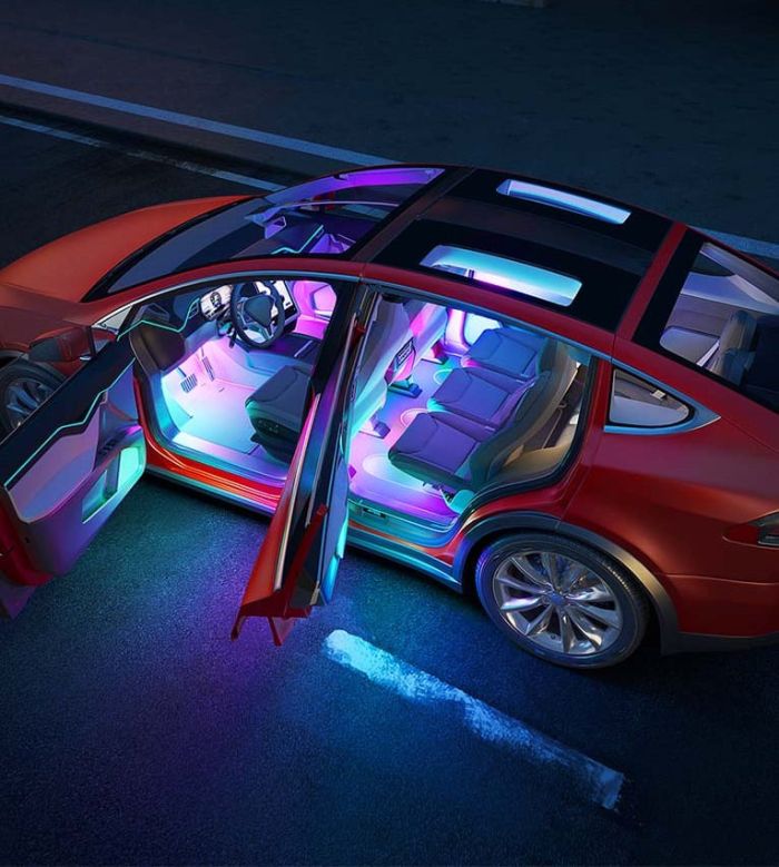 Govee RGBIC Interior Car Lights (30 Scene Mode + 4 Music Mode)--Without Remote Control