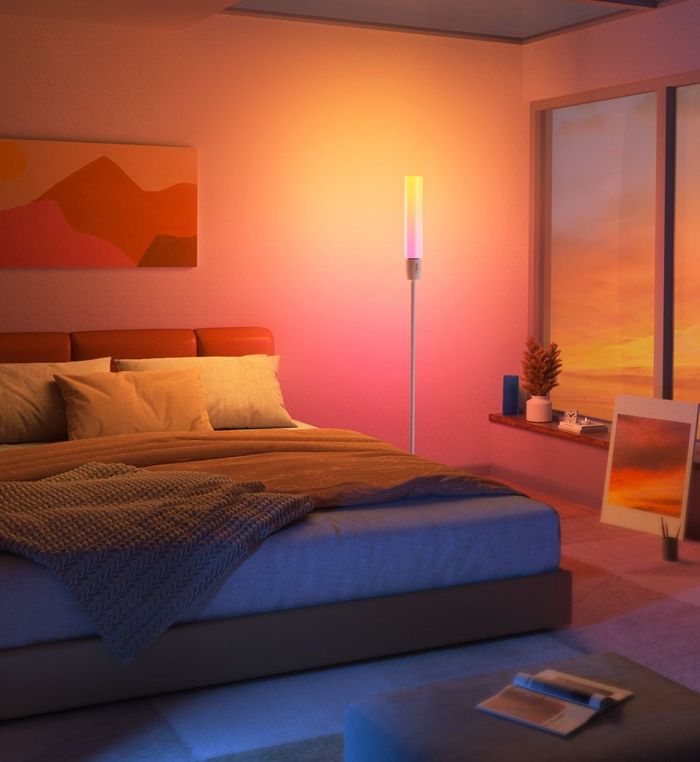 Торшер умный Govee H6078, 1500Lm, RGBICW, WI-FI/Bluetooth, Белый