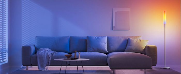 Торшер умный Govee H6078, 1500Lm, RGBICW, WI-FI/Bluetooth, Белый