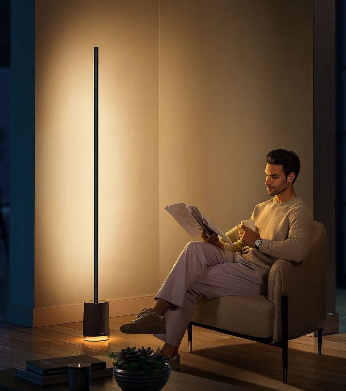 Торшер розумний Govee H6079, 1500Lm, RGBICW, with speaker, WI-FI/Bluetooth, чорний