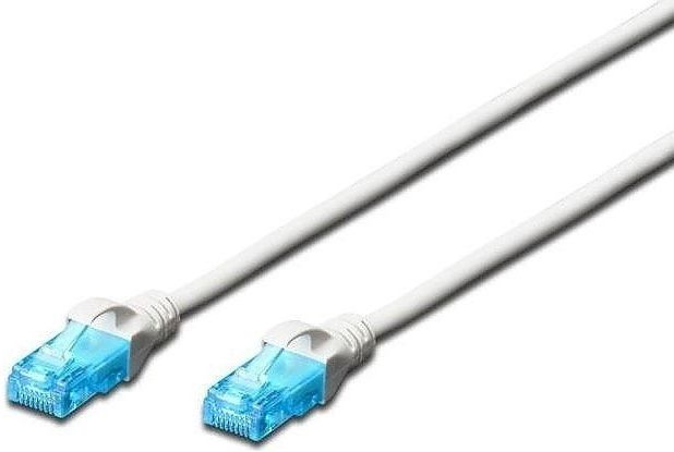 Патч-корд DIGITUS CAT 5e UTP, 10м, AWG 26/7, CCA, PVC, серый