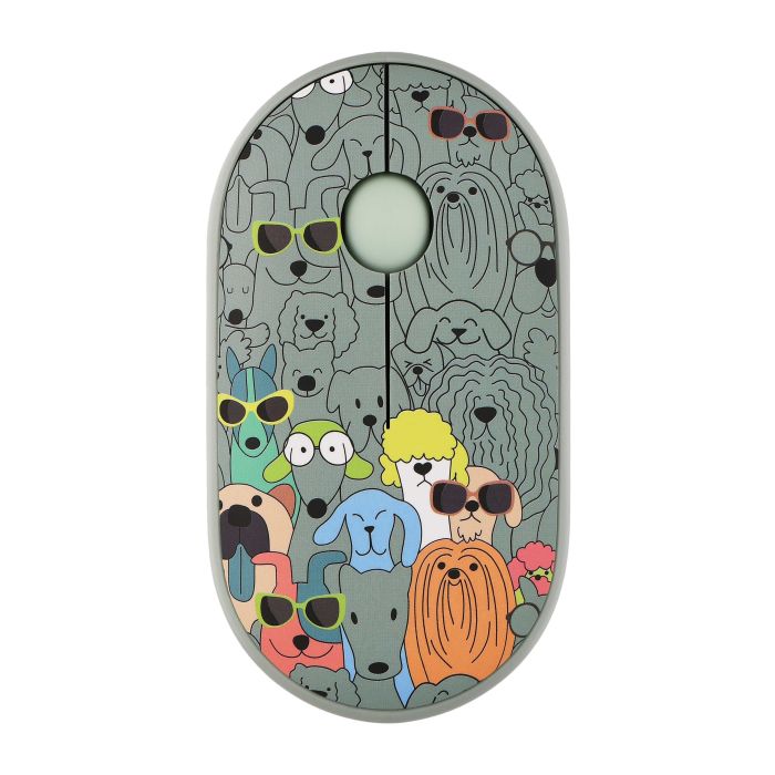 Мышь 2E MF300 PETS:DOGS Silent WL BT, зелёный