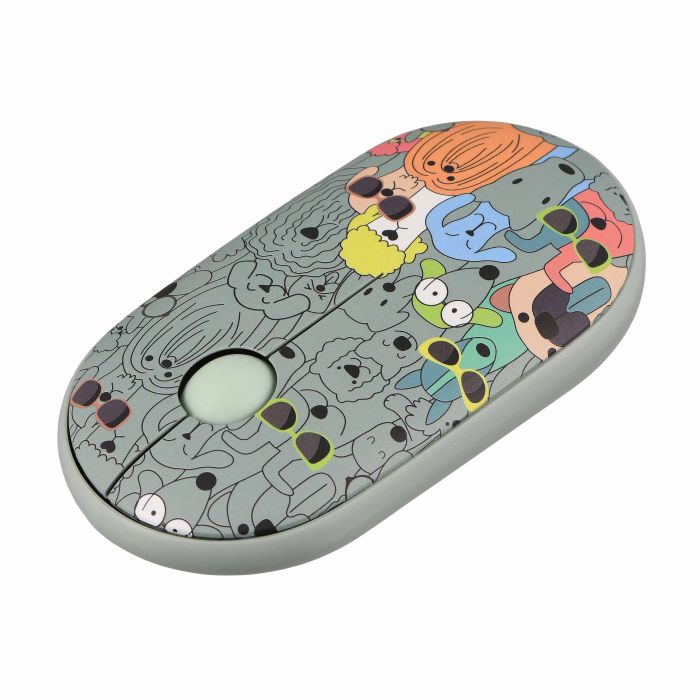 Мышь 2E MF300 PETS:DOGS Silent WL BT, зелёный