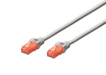 Патч-корд DIGITUS CAT 6 UTP, 30м, AWG 26/7, Cu, LSZH, сірий